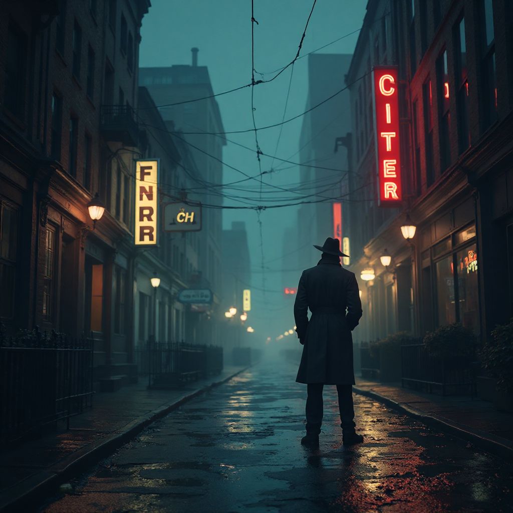 Neon Detective - Noir Mystery Game